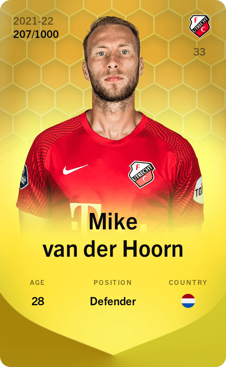 Mike van der Hoorn 2021-22 • Limited 207/1000
