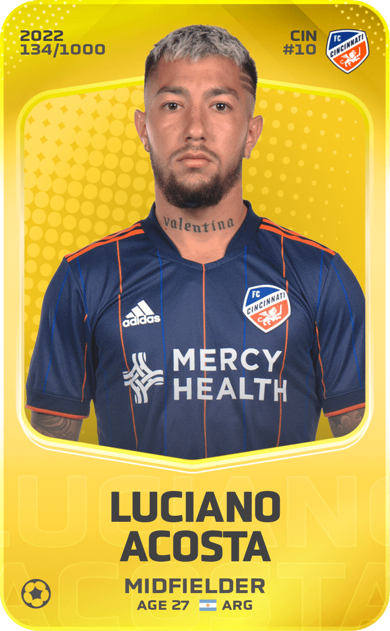 Luciano Acosta 2022-23 • Limited 134/1000