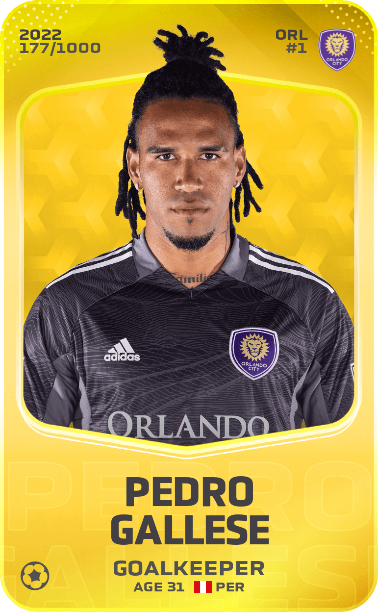 Pedro Gallese 2022-23 • Limited 177/1000
