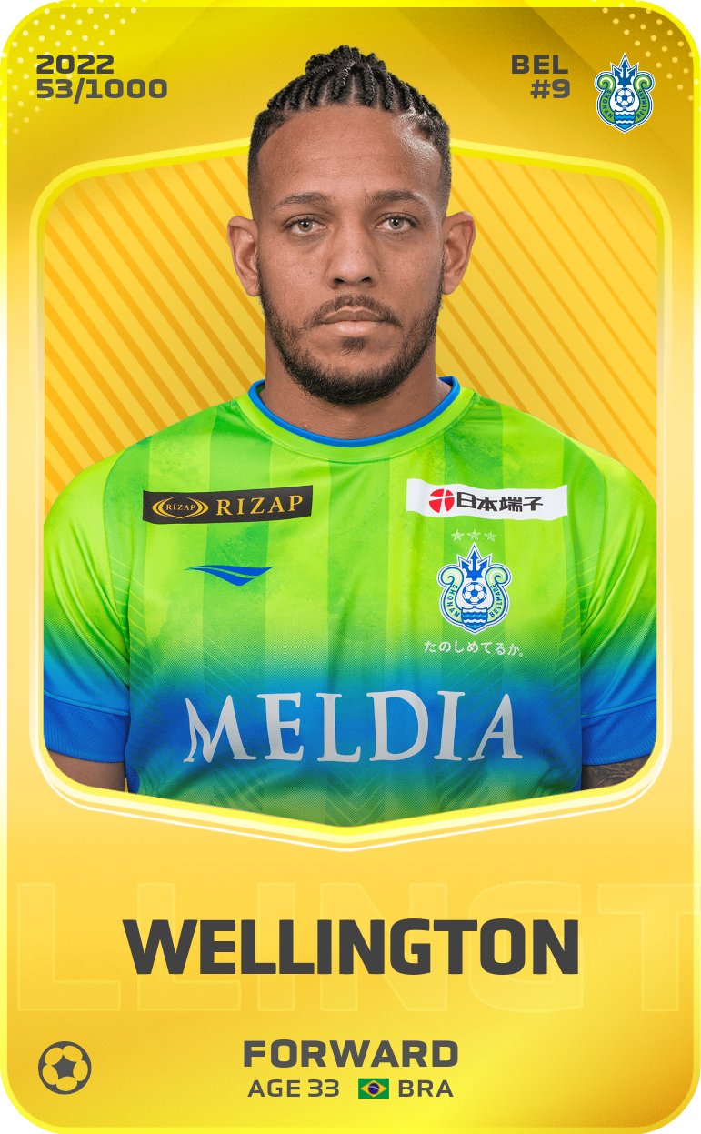 Sorare - Sorare Official - Wellington 2022-23 • Limited 53/1000 - NFT # 8680052337132372787201186758968005094806605219443087796191944559161427725395