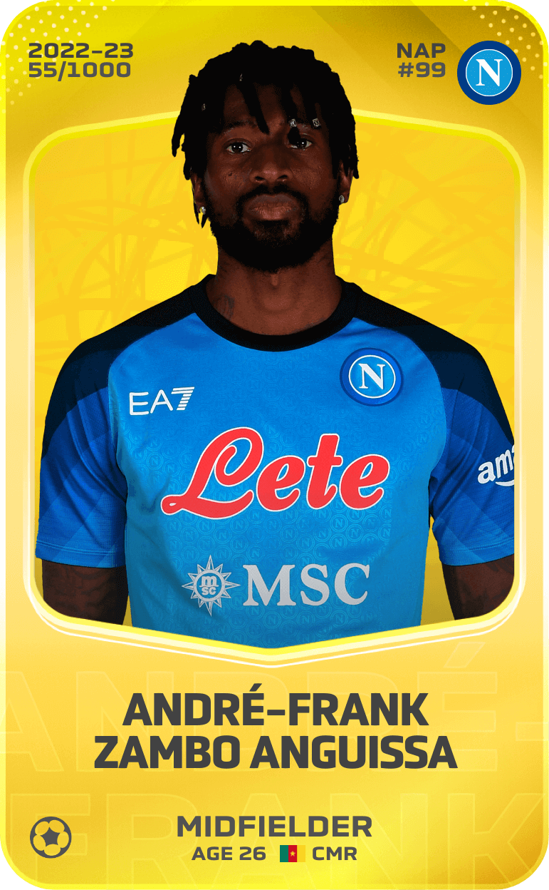André-Frank Zambo Anguissa 2022-23 • Limited 55/1000