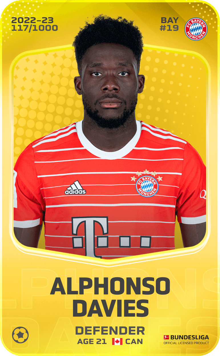 Alphonso Davies 2022-23 • Limited 117/1000