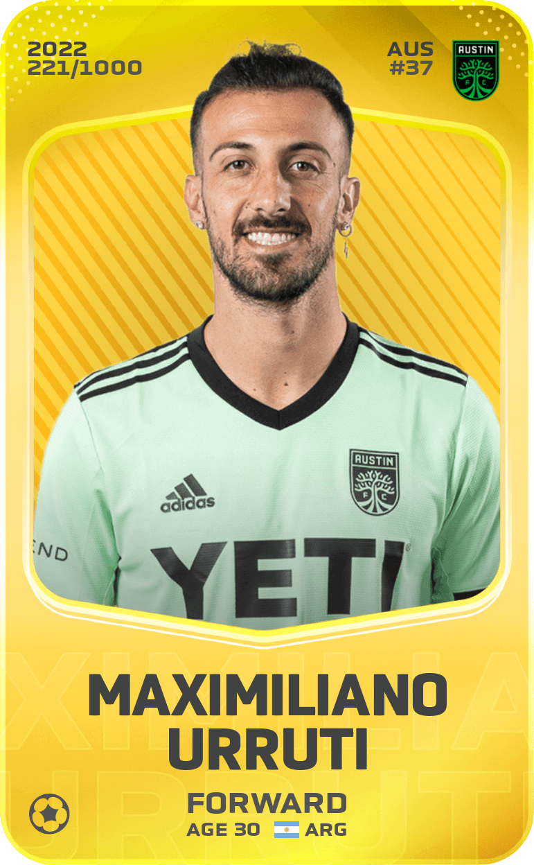 Maximiliano Urruti 2022-23 • Limited 221/1000