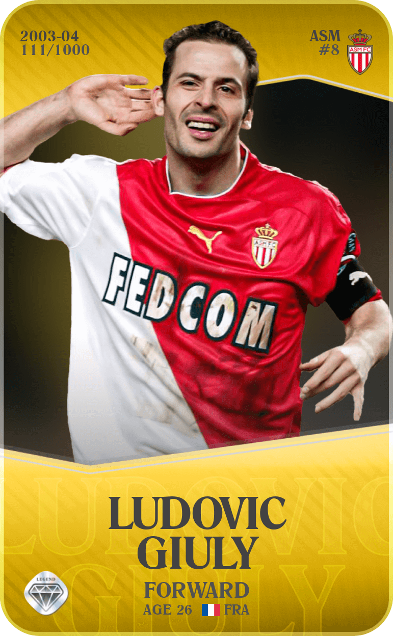 Ludovic Giuly 2003-04 • Limited 111/1000