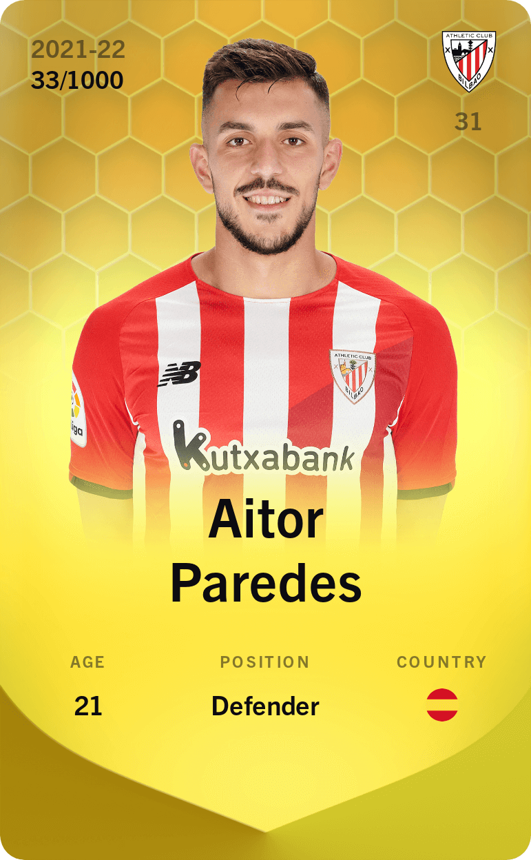 Aitor Paredes 2021-22 • Limited 33/1000