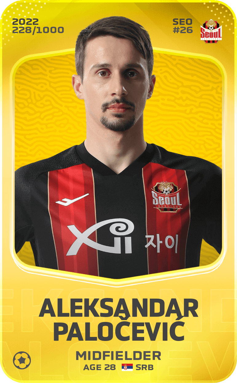 Aleksandar Paločević 2022-23 • Limited 228/1000