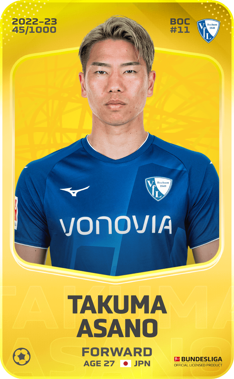 Takuma Asano 2022-23 • Limited 45/1000