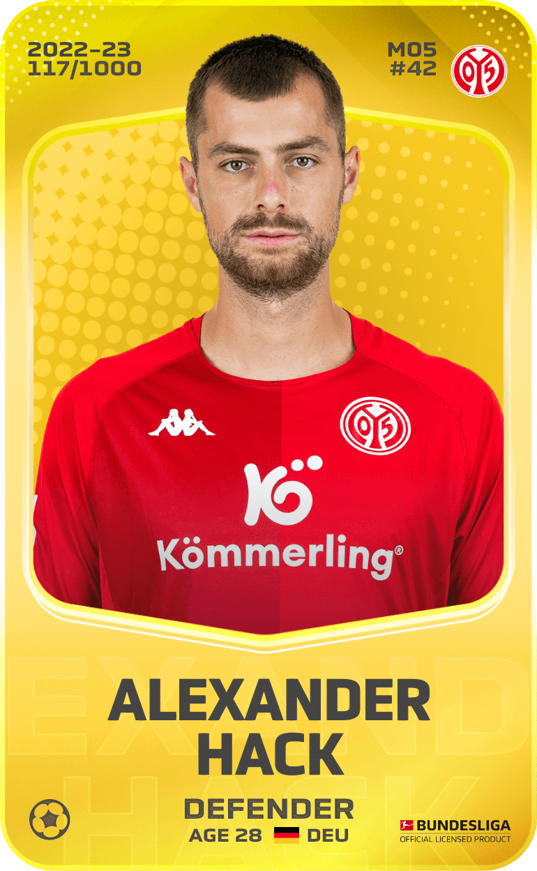 Alexander Hack 2022-23 • Limited 117/1000
