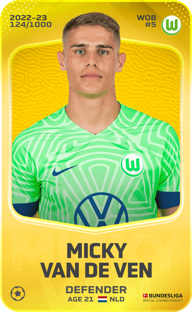 Micky van de Ven 2022-23 • Limited 124/1000