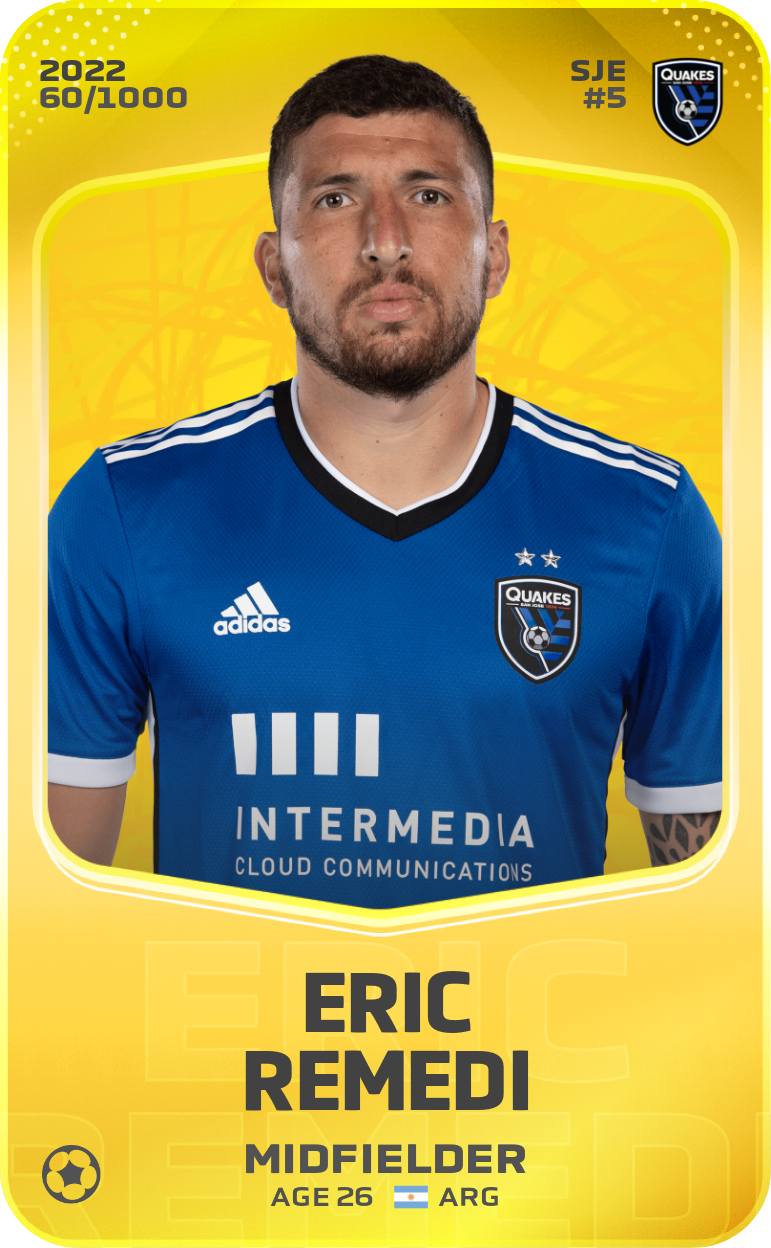 Sorare - Sorare Official - Eric Remedi 2022-23 • Limited 60/1000 - NFT # 113702313606819312554958064201478870842703905387515357126533592922850546766048