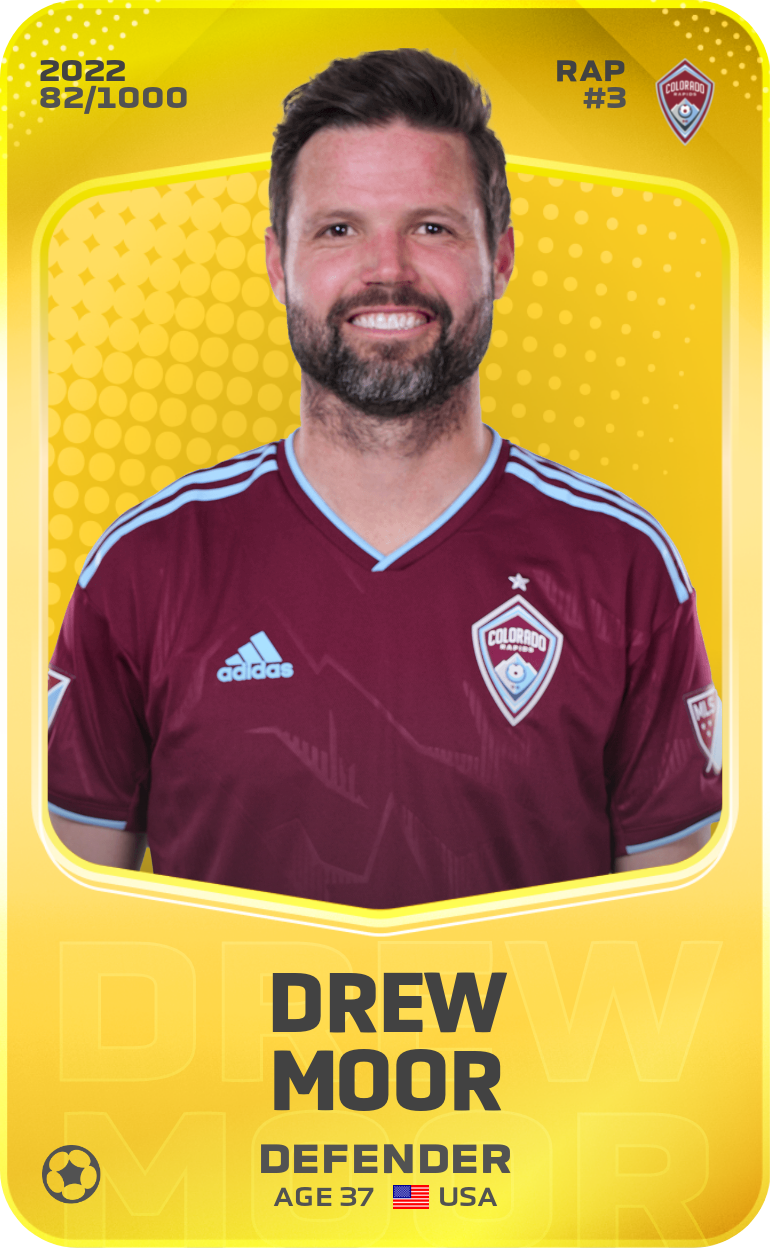 Sorare - Sorare Official - Drew Moor 2022-23 • Limited 82/1000 - NFT # 95910969487974718096577710759982682826134815168382486796271265609175751919685