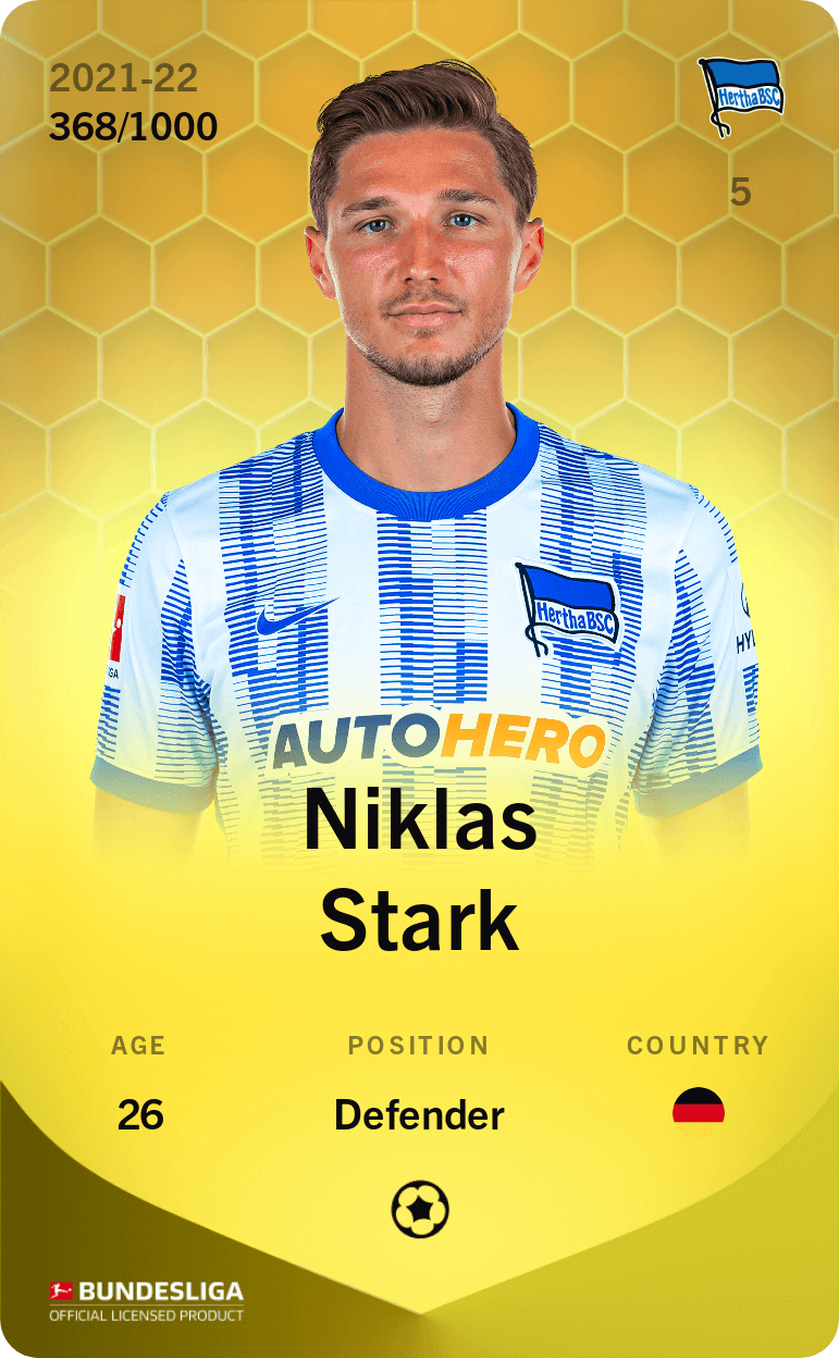 Niklas Stark 2021-22 • Limited 368/1000