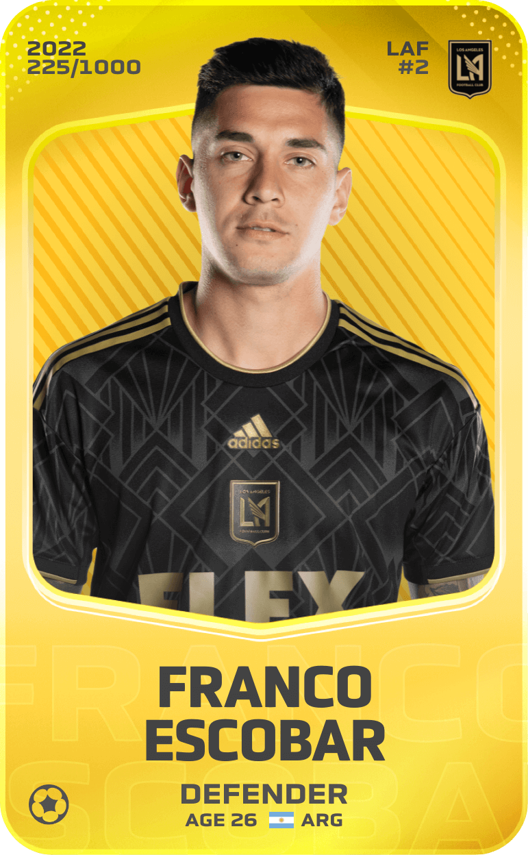 Franco Escobar 2022-23 • Limited 225/1000
