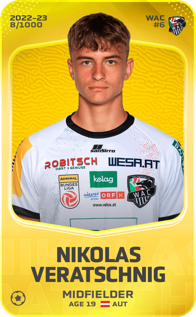 Nikolas Veratschnig 2022-23 • Limited 8/1000