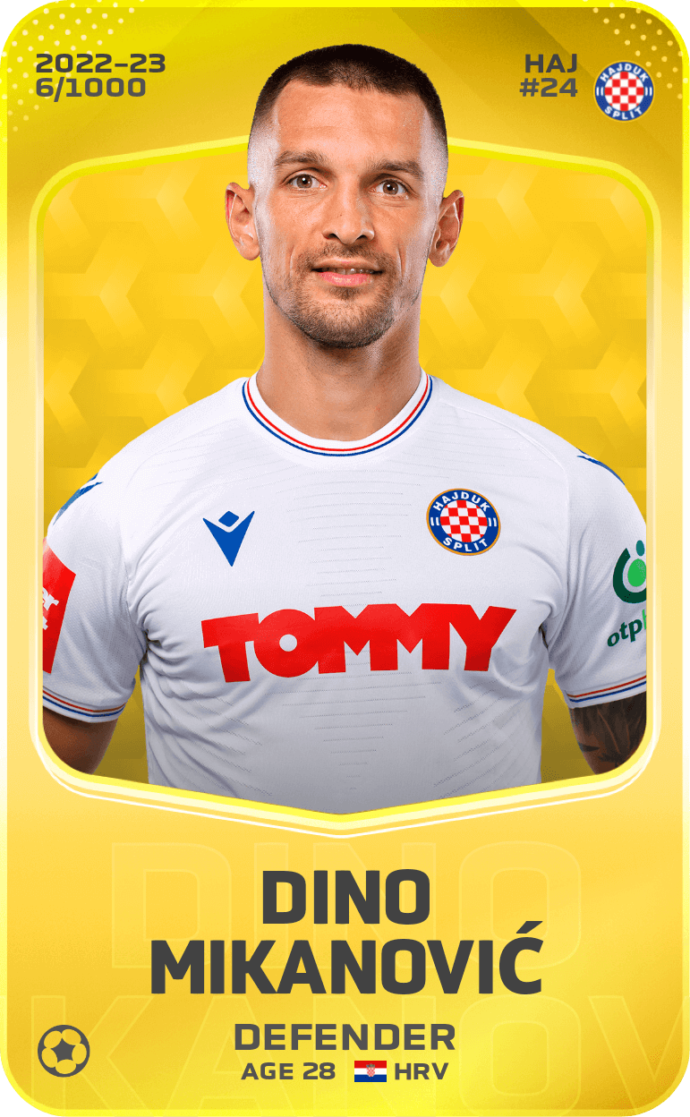 Dino Mikanović 2022-23 • Limited 6/1000