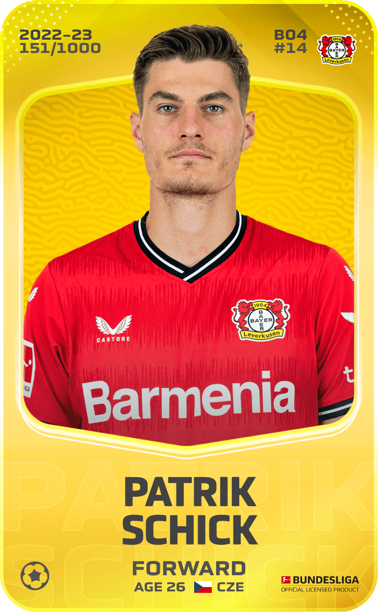Patrik Schick 2022-23 • Limited 151/1000