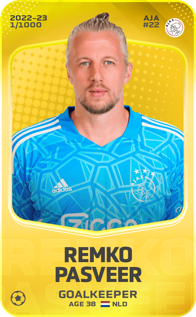 Remko Pasveer 2022-23 • Limited 1/1000