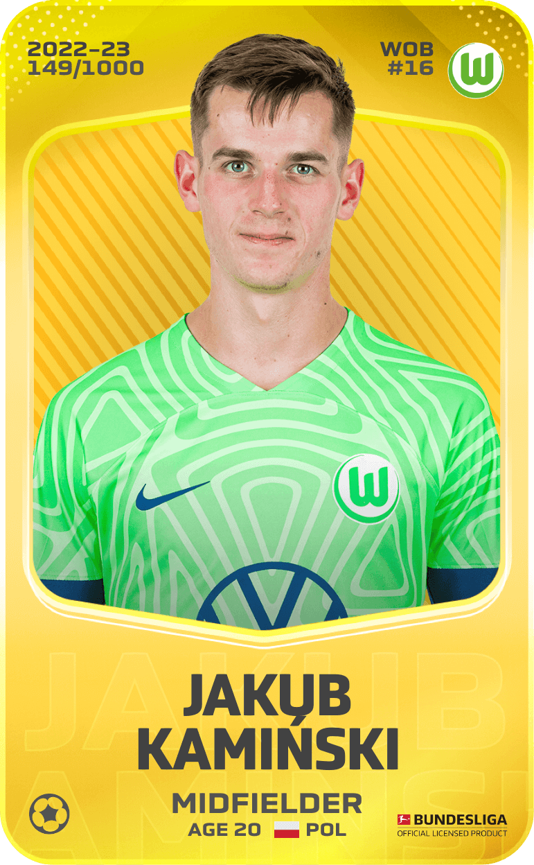 Jakub Kamiński 2022-23 • Limited 149/1000
