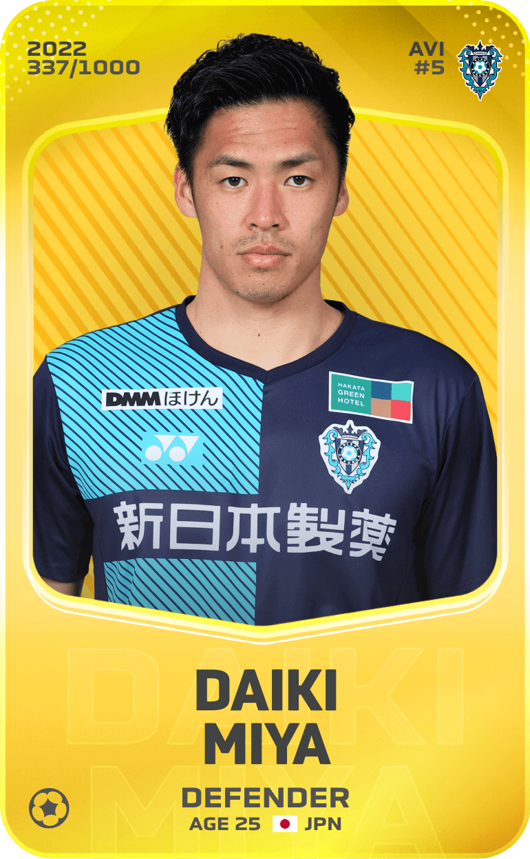 Daiki Miya 2022-23 • Limited 337/1000