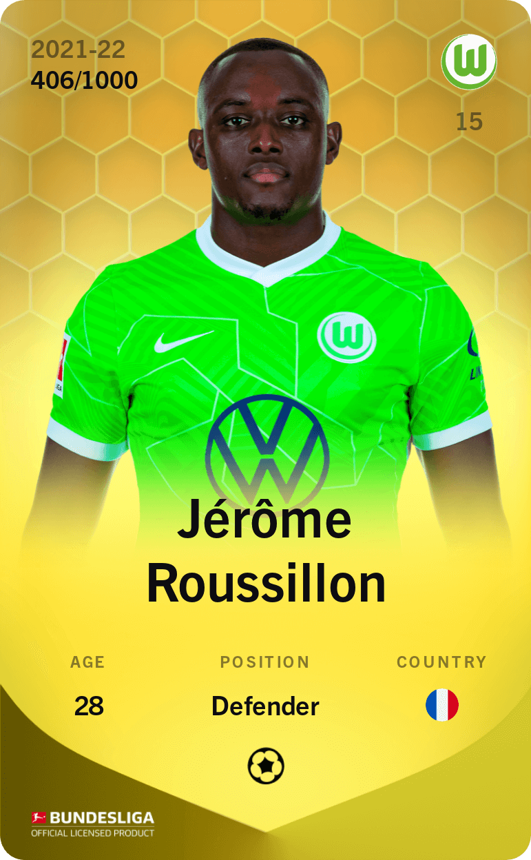 Jérôme Roussillon 2021-22 • Limited 406/1000