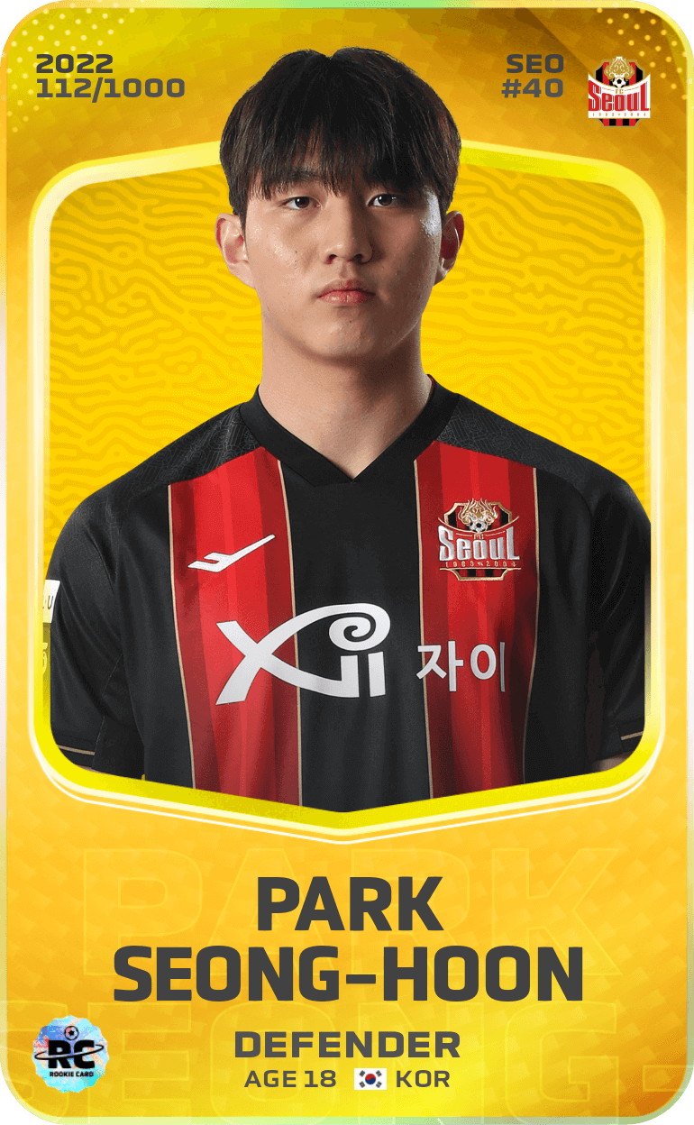 Park Seong-Hoon 2022-23 • Limited 112/1000