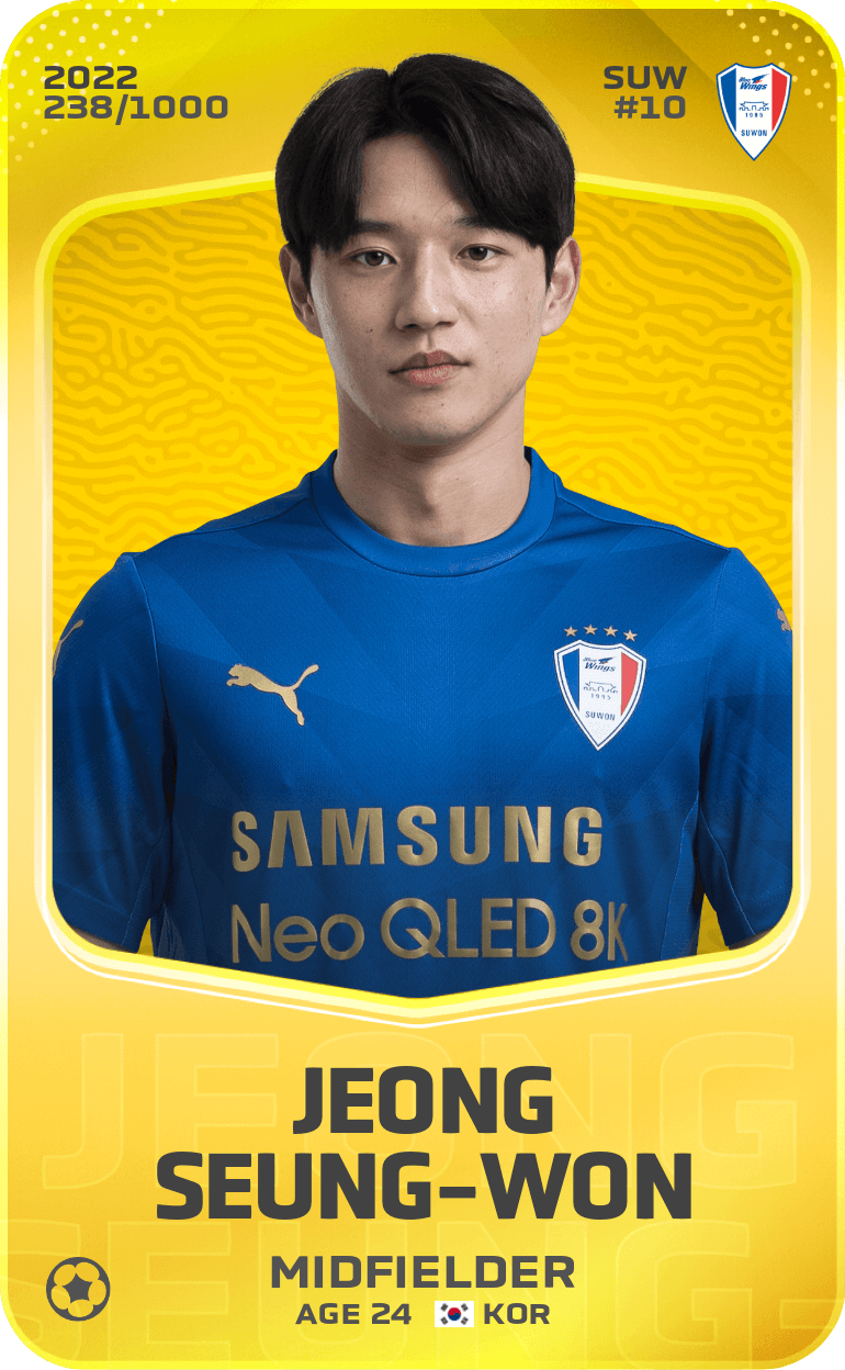 Jeong Seung-Won 2022-23 • Limited 238/1000
