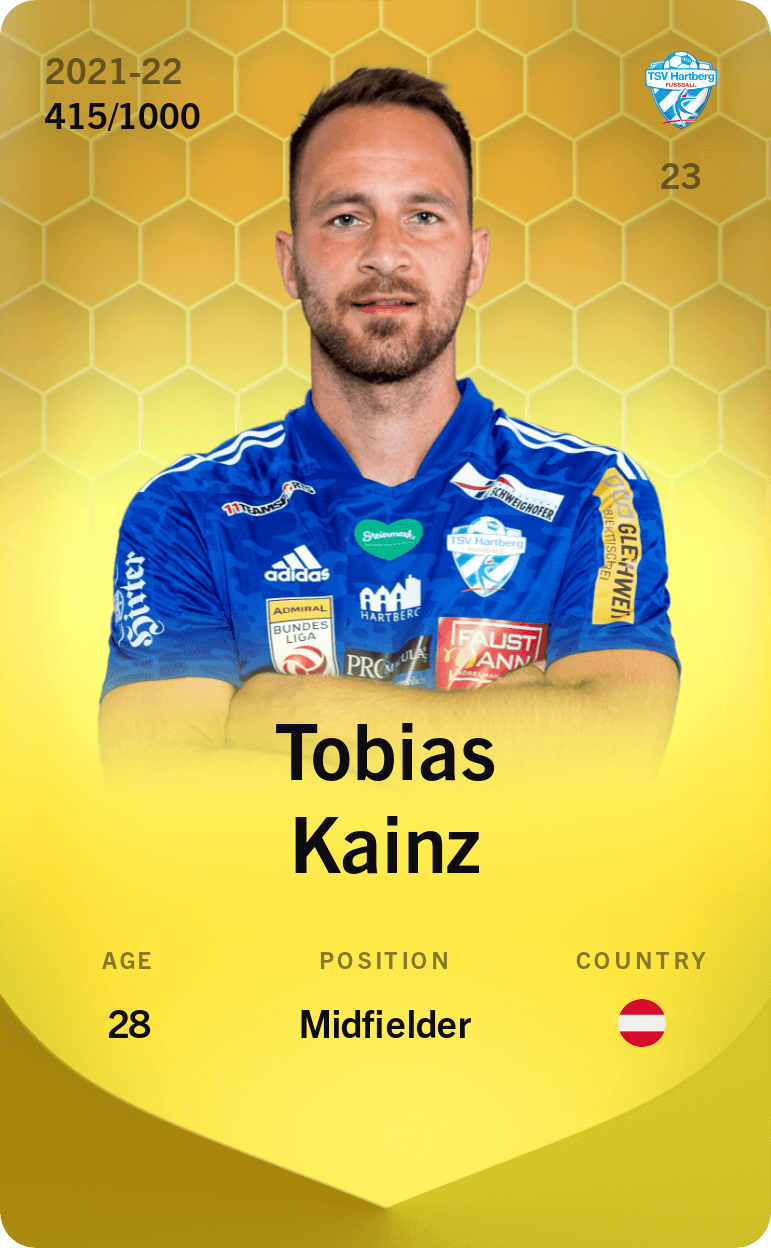 Tobias Kainz 2021-22 • Limited 415/1000