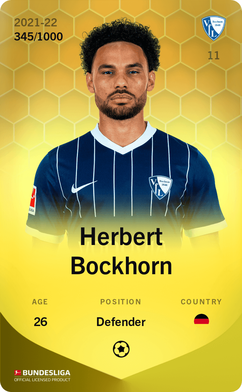 Herbert Bockhorn 2021-22 • Limited 345/1000