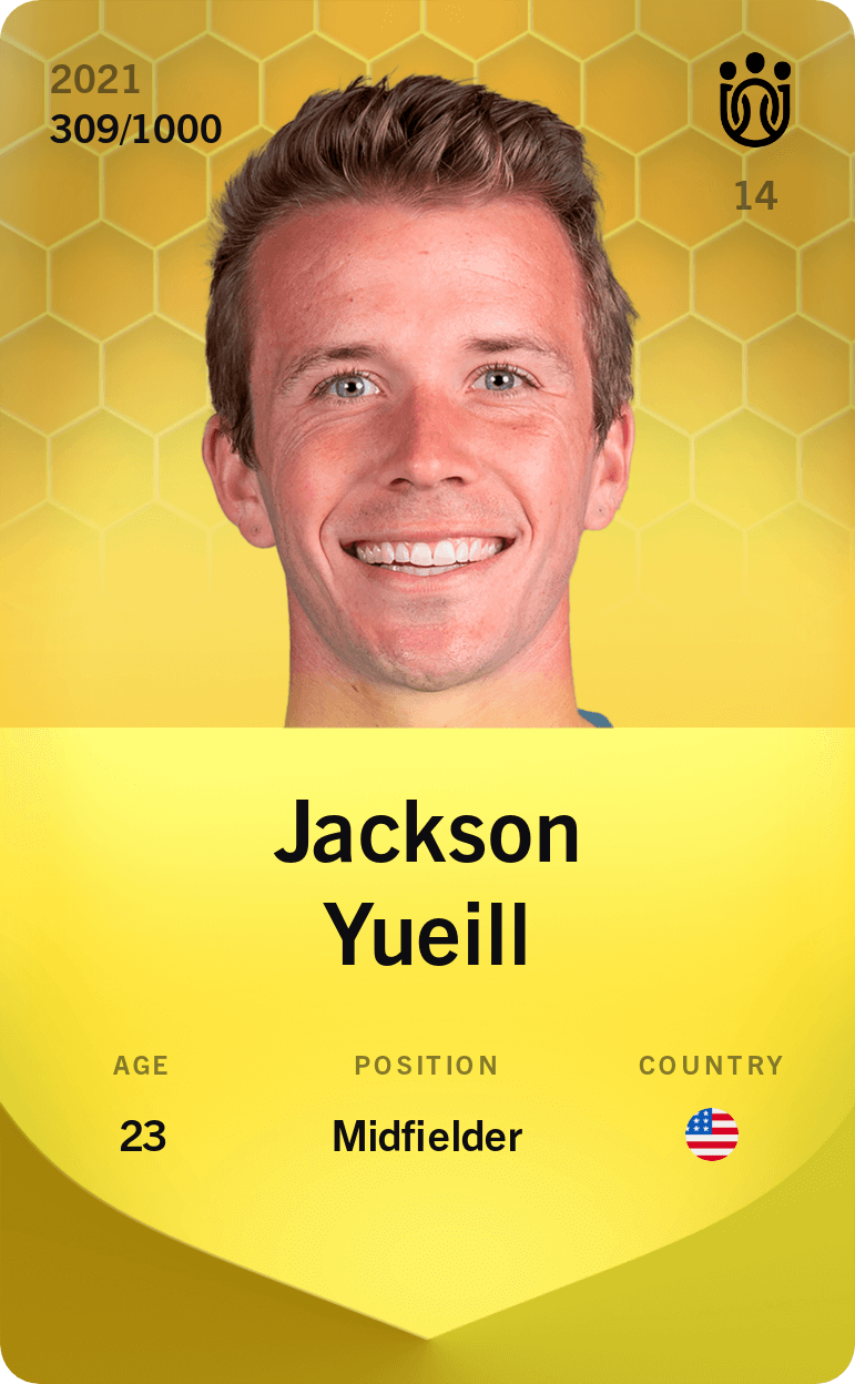 Jackson Yueill 2021-22 • Limited 309/1000