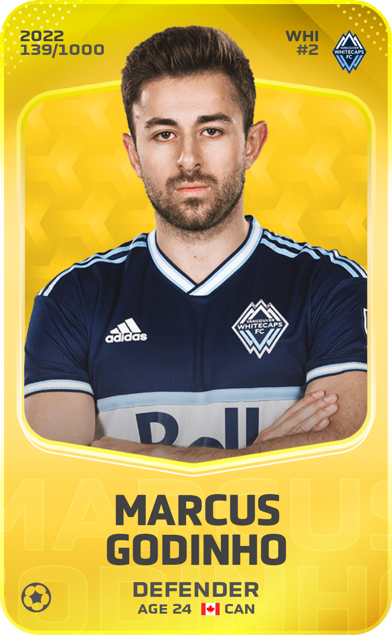 Sorare - Sorare Official - Marcus Godinho 2022-23 • Limited 139/1000 - NFT # 77448936918098128905360965051645198482334011083625162703008144519049452163053