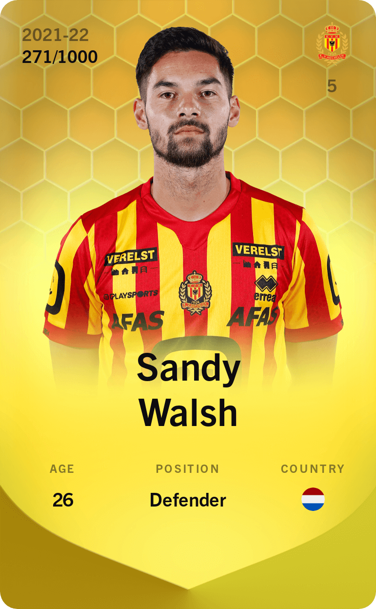Sandy Walsh 2021-22 • Limited 271/1000