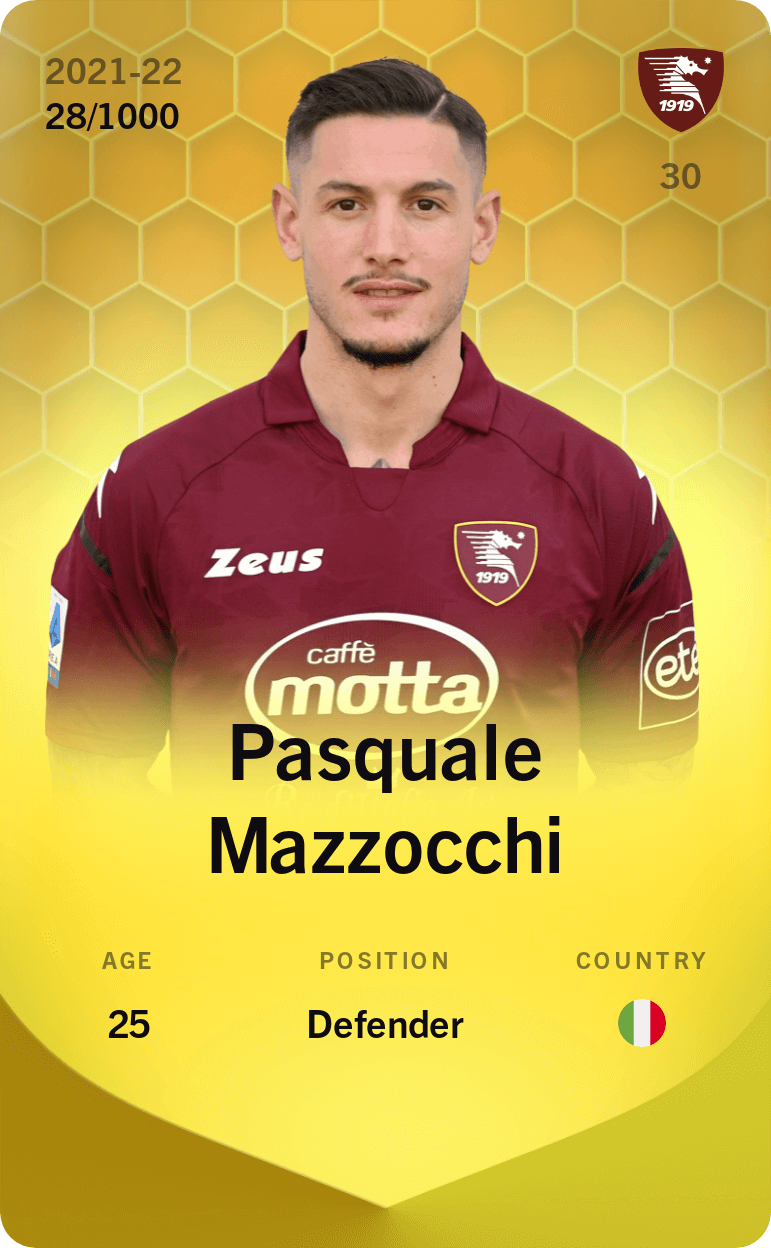 Pasquale Mazzocchi 2021-22 • Limited 28/1000