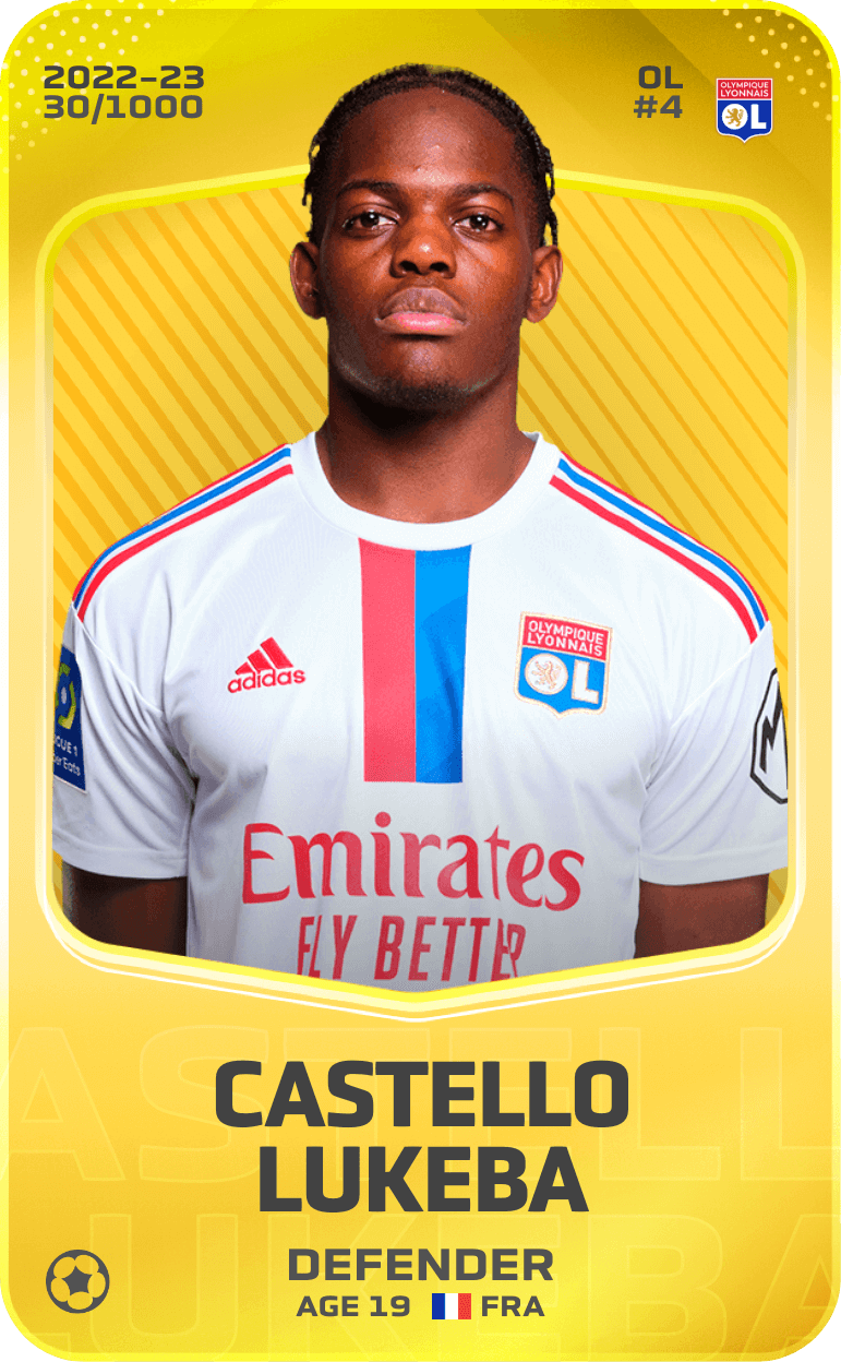 Castello Lukeba 2022-23 • Limited 30/1000