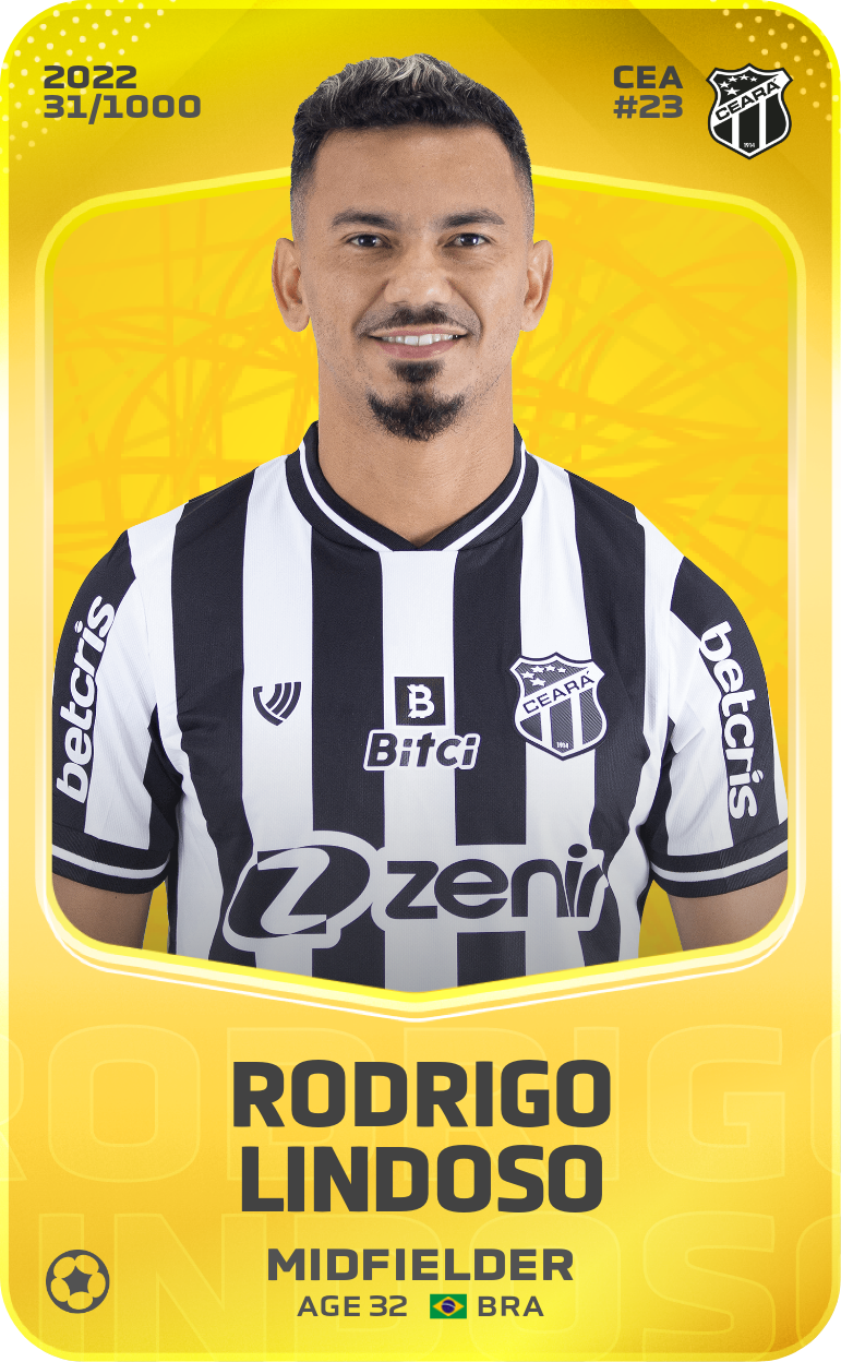 Sorare - Sorare Official - Rodrigo Lindoso 2022-23 • Limited 31/1000 - NFT # 9898898372141093637921485177867785436372730077026185994900779451409515393629