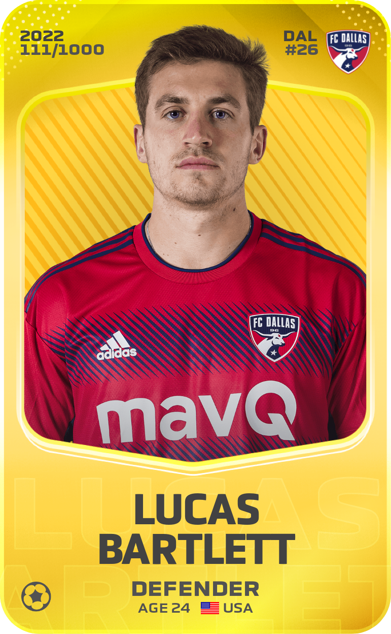 Sorare - Sorare Official - Lucas Bartlett 2022-23 • Limited 111/1000 - NFT # 27068378108938892638902004894374560112972479511883222752874017459037504197148