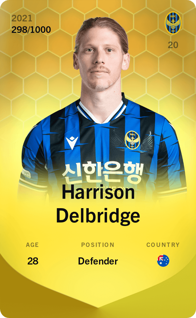 Harrison Delbridge 2021-22 • Limited 298/1000