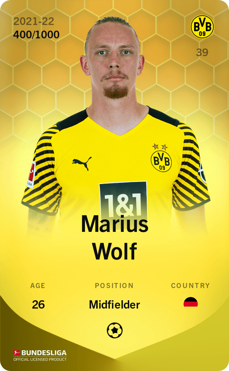 Marius Wolf 2021-22 • Limited 400/1000
