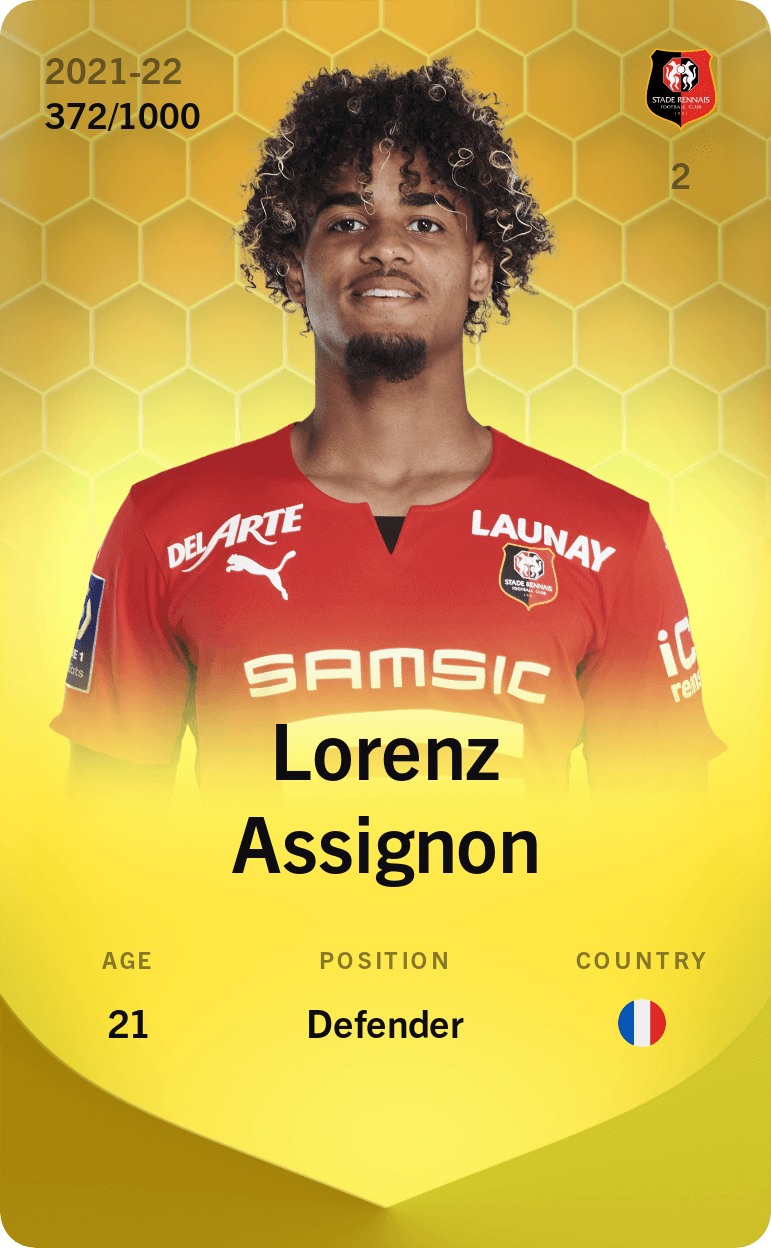 Lorenz Assignon 2021-22 • Limited 372/1000