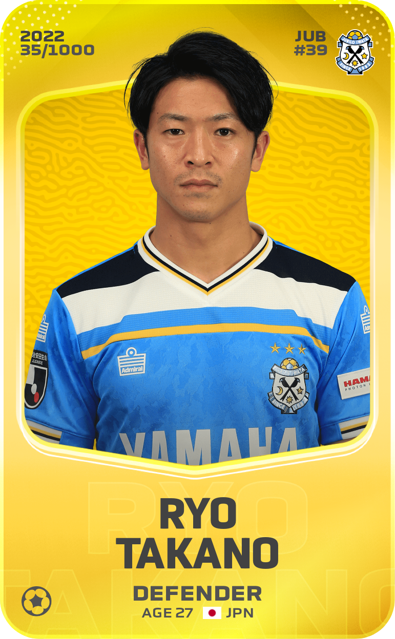 Sorare - Sorare Official - Ryo Takano 2022-23 • Limited 35/1000 - NFT # 11056807119746641279972313058142544545890278443999054774311976372712210216195