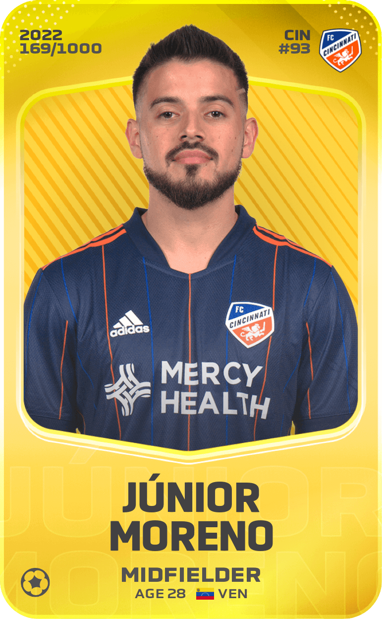 Júnior Moreno 2022-23 • Limited 169/1000