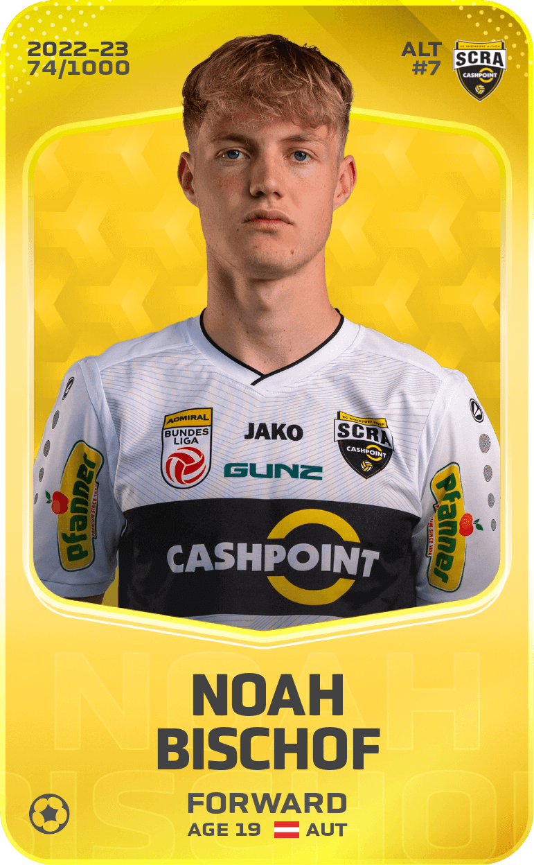 Noah Bischof 2022-23 • Limited 74/1000