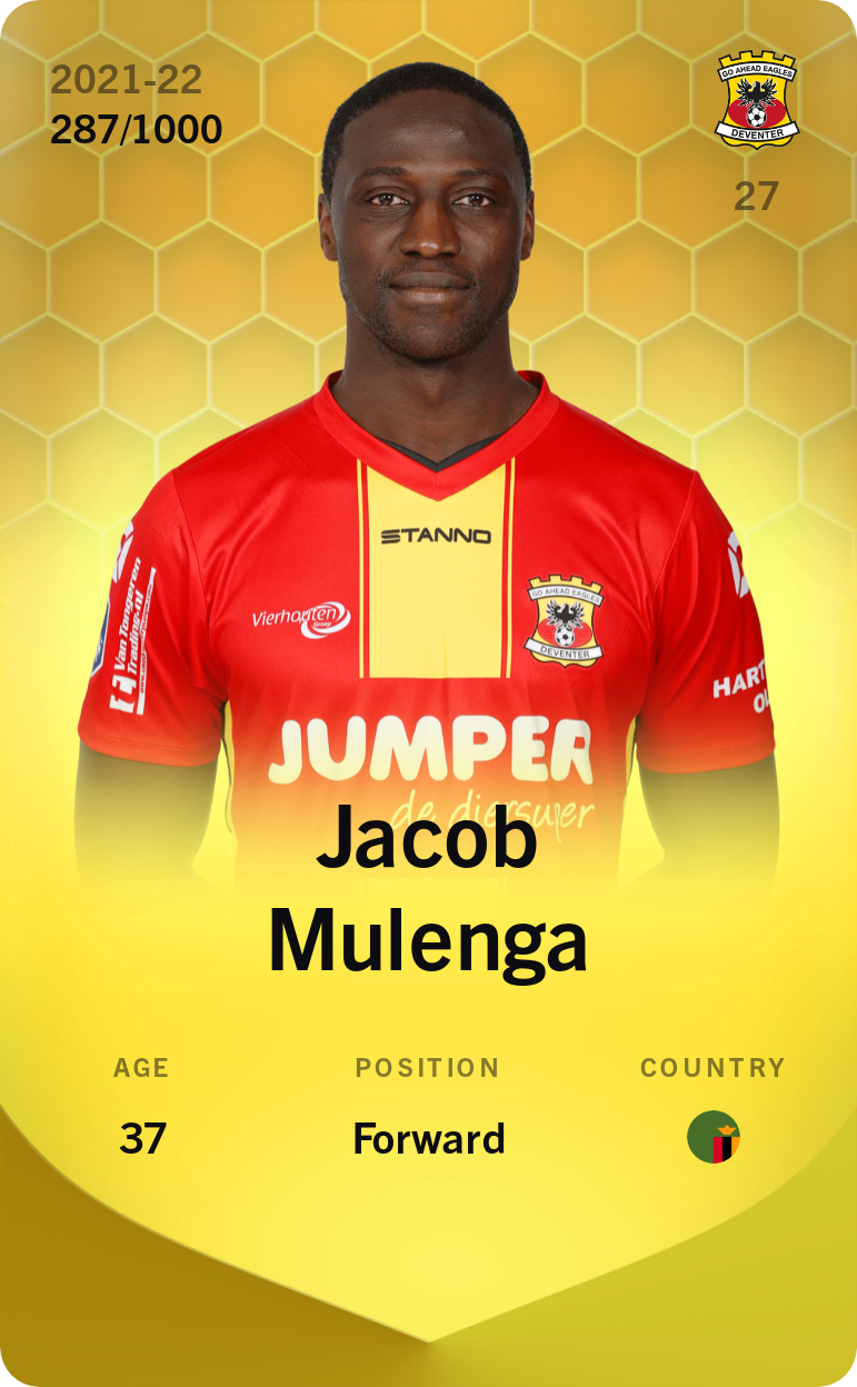 Jacob Mulenga 2021-22 • Limited 287/1000