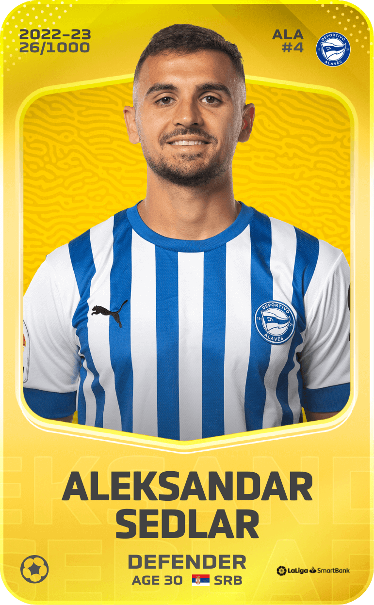 Aleksandar Sedlar 2022-23 • Limited 26/1000