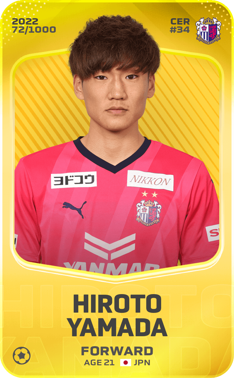 Hiroto Yamada 2022-23 • Limited 72/1000