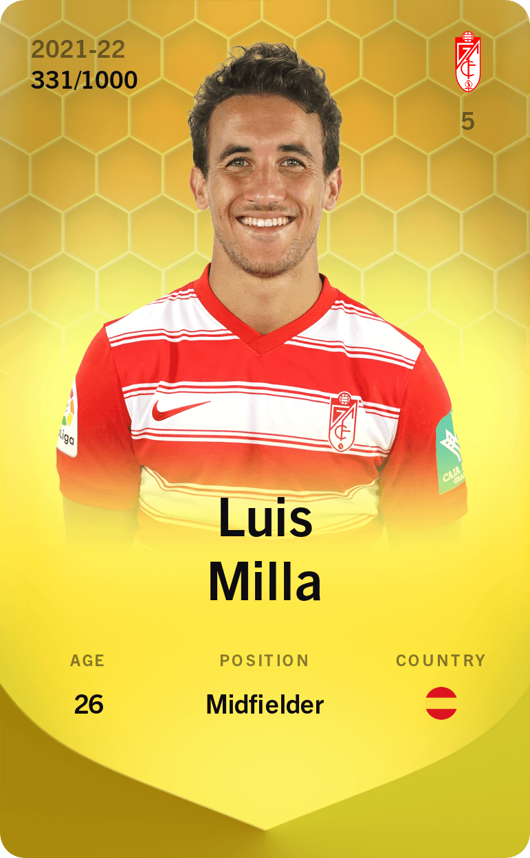 Luis Milla 2021-22 • Limited 331/1000