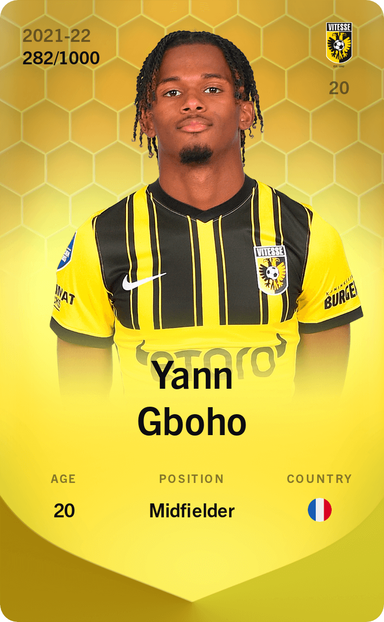 Yann Gboho 2021-22 • Limited 282/1000