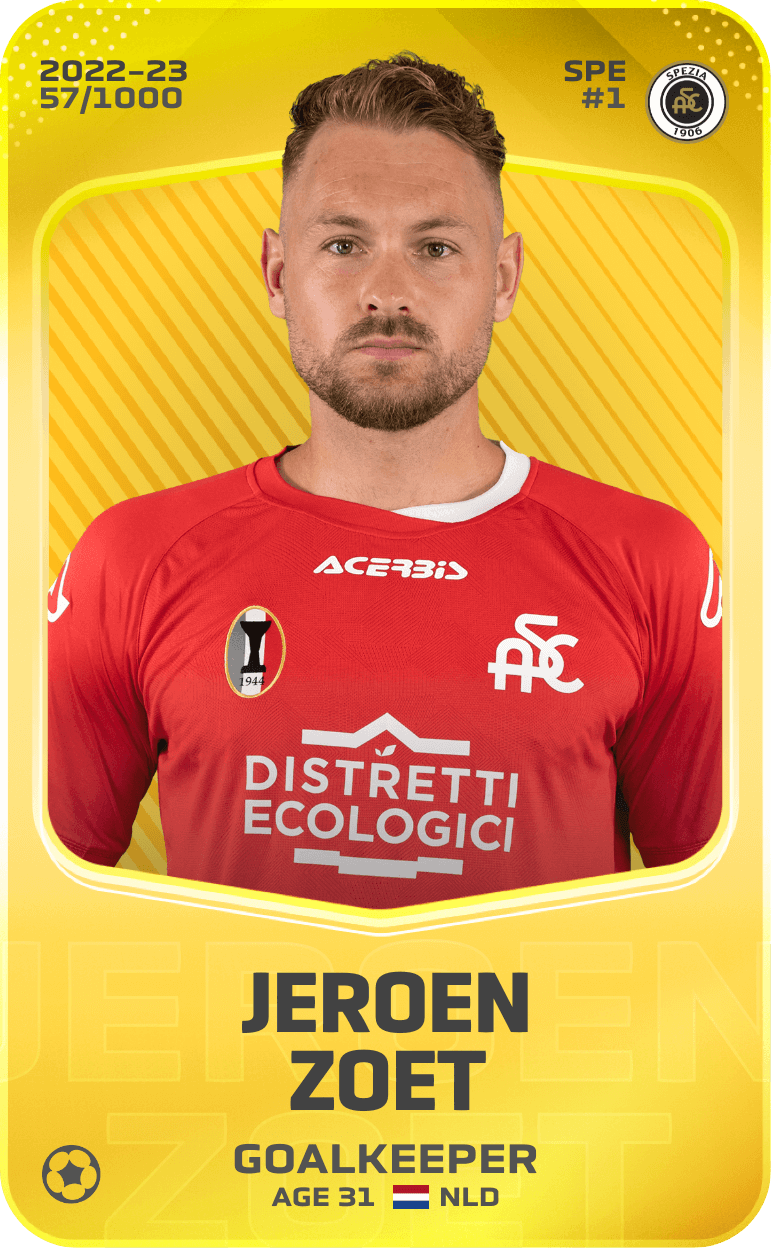 Jeroen Zoet 2022-23 • Limited 57/1000