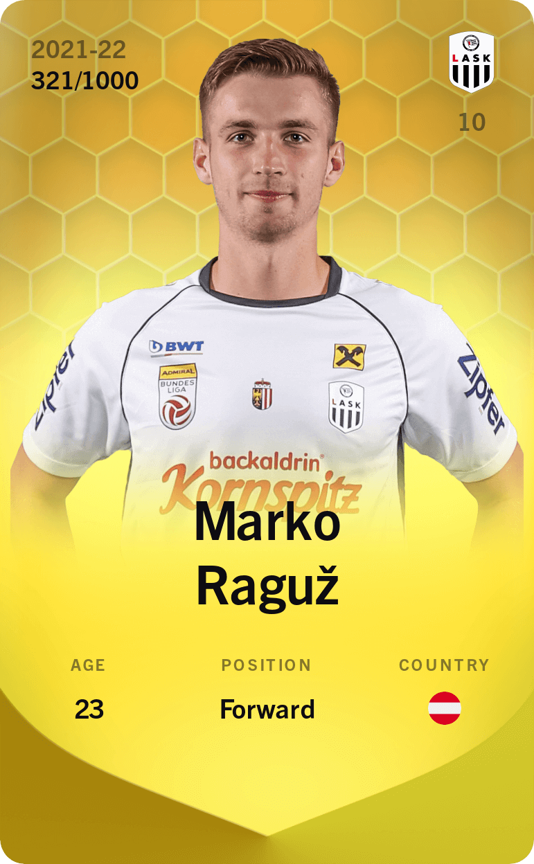 Marko Raguž 2021-22 • Limited 321/1000