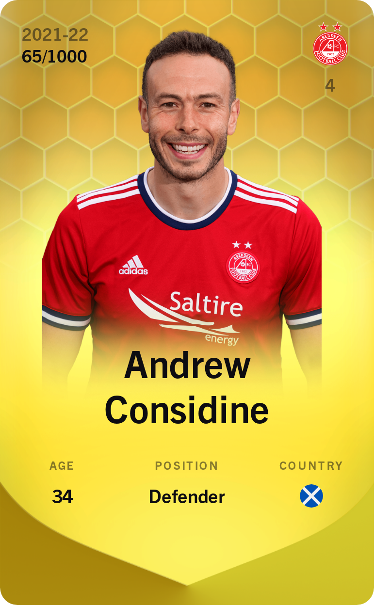 Andrew Considine 2021-22 • Limited 65/1000