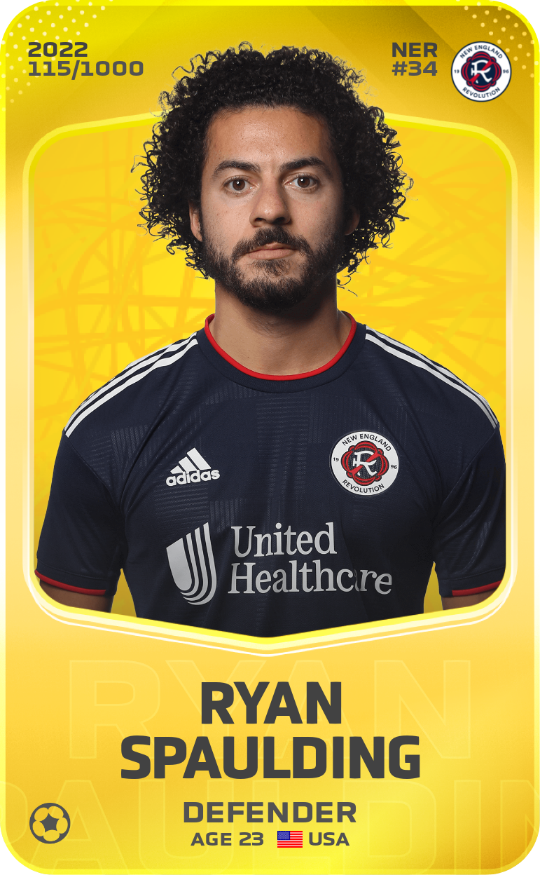 Sorare - Sorare Official - Ryan Spaulding 2022-23 • Limited 115/1000 - NFT # 47704087957562424345982975853561882366809387663537875319787023540641632738712